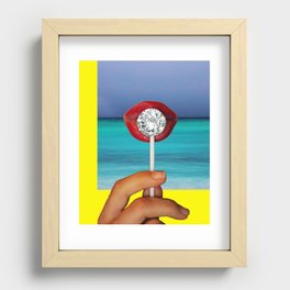 THE HARDEST CANDY Recessed Framed Print