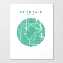 Green Lake, Seattle Canvas Print