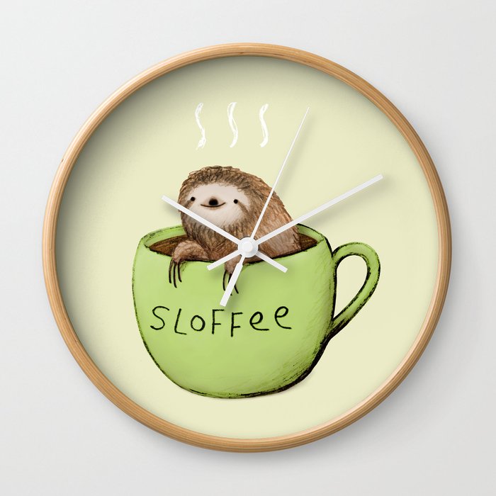 Sloffee Wall Clock