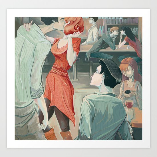 The Twirl Art Print