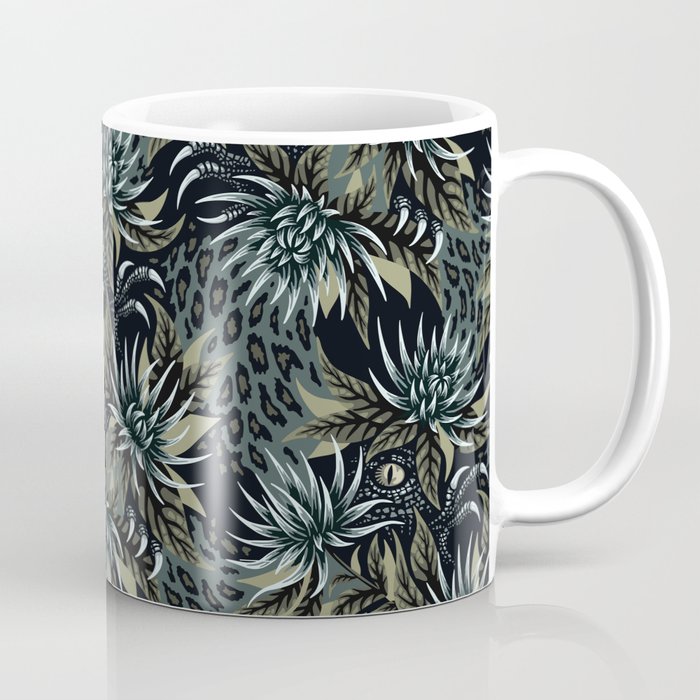 Hidden Creatures - Grey / Khaki Coffee Mug