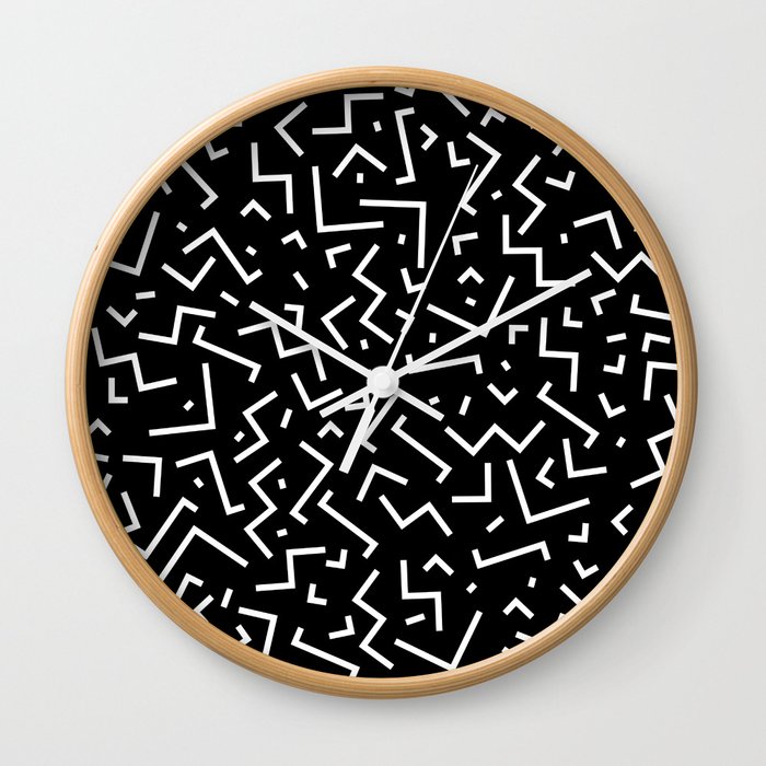 Memphis pattern 31 Wall Clock
