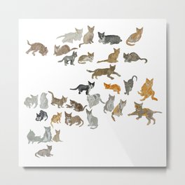 CatsFamilyTree Metal Print