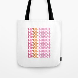 Haute Leopard Lip Oil Addict Stylish Graphic Tote Bag