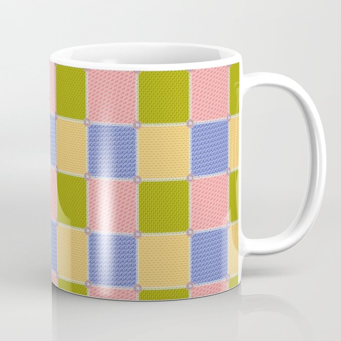 Squares of Wool Sweaters Coffee Mug
