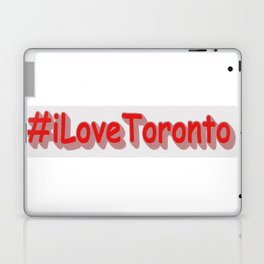 "#iLoveToronto" Cute Design. Buy Now Laptop Skin