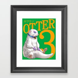 Otter 3 Framed Art Print