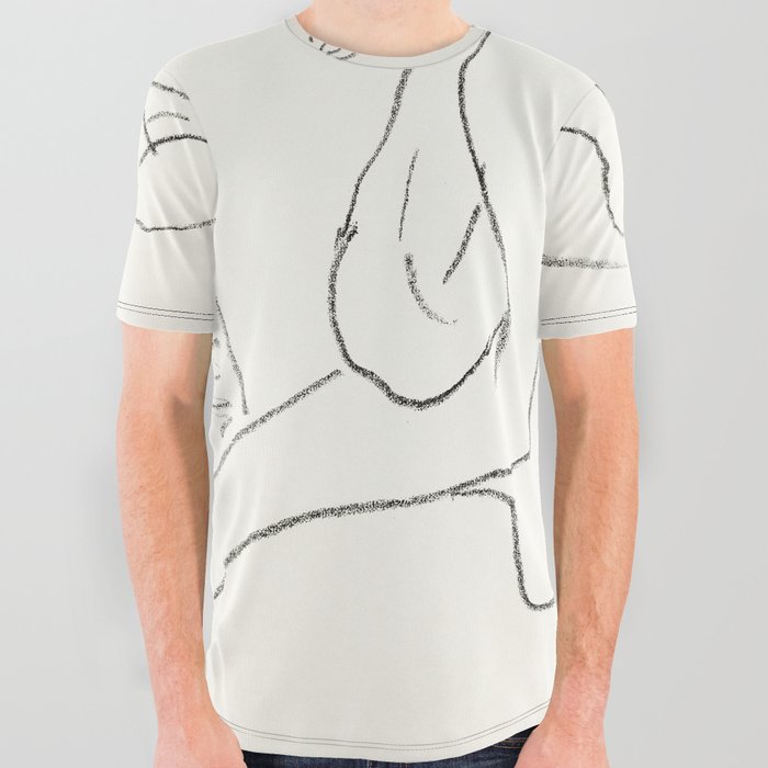 Nude sitting in a chair -  Henri Matisse All Over Graphic Tee