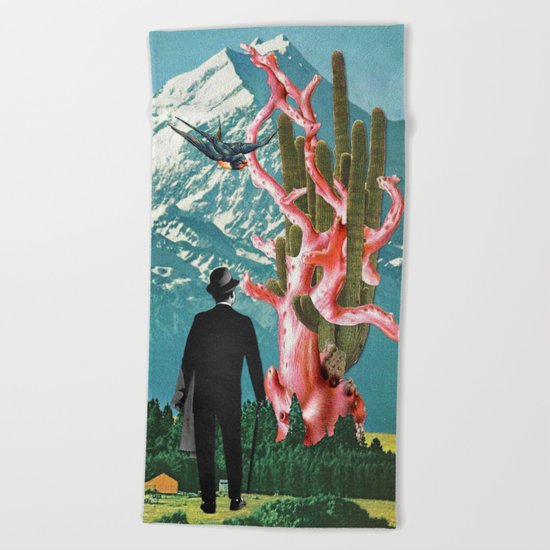 Fellowship of the Opposites Beach Towel