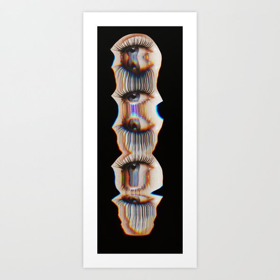 Drip Eye Drip Art Print