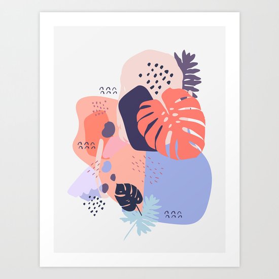Concrete jungle Art Print