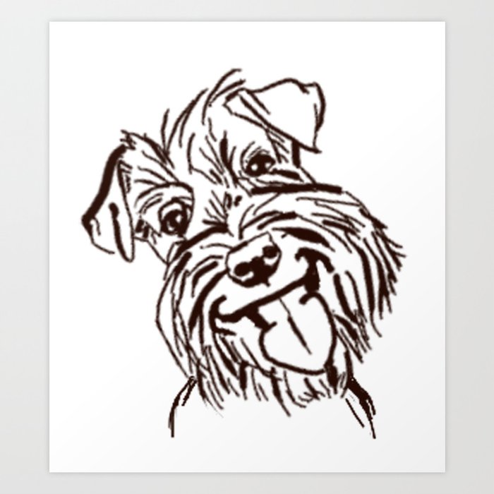 30+ Top For Easy Schnauzer Dog Drawing | Armelle Jewellery
