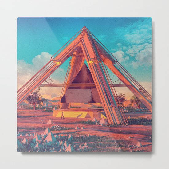 MORNING TRIANGLE WORSHIP (everyday 05.16.16) Metal Print