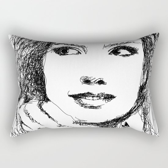 BEAUTIFUL WOMAN Rectangular Pillow