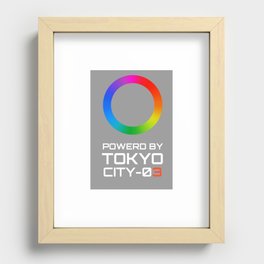 neo tokyo Recessed Framed Print