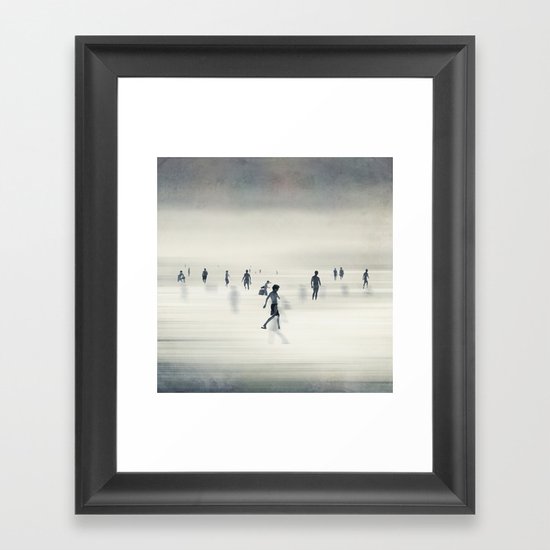 floating on light Framed Art Print