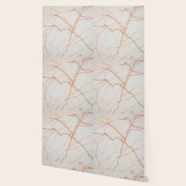 Rose Gold Marble Wallpaper For Any Decor Style Society6 Rose gold marble 5 digital art by suzanne carter. rose gold marble wallpaper for any
