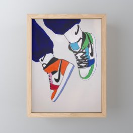 Sneaker Streetwear Framed Mini Art Print