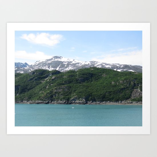 Contrasting Mountains Art Print