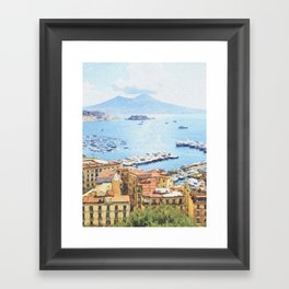 A dream called Napoli, Italy Framed Art Print