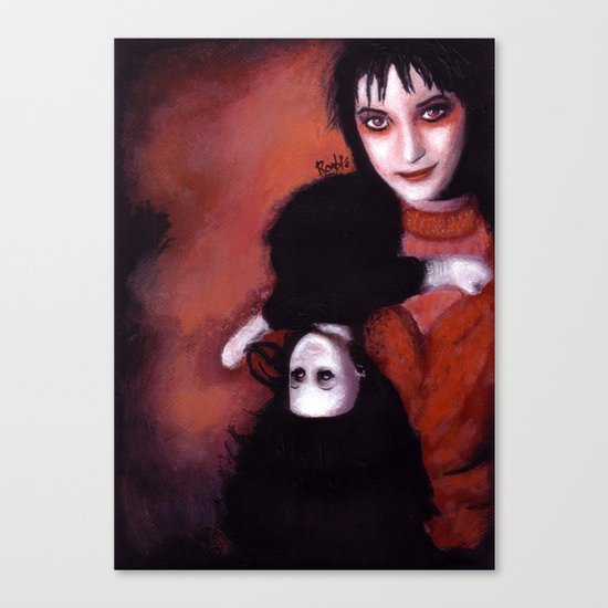 Lydia Deetz Canvas Print