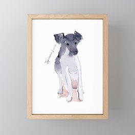 A Japanese Terrier, Jasper Framed Mini Art Print