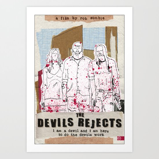 Devil's Rejects - Halloween special Art Print