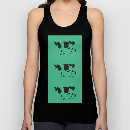 Cow Spots Unisex Tank Top