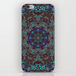 Antique Moroccan Night Flowers iPhone Skin