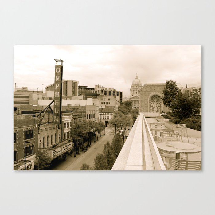 Above State Street - Madison, Wisconsin Canvas Print