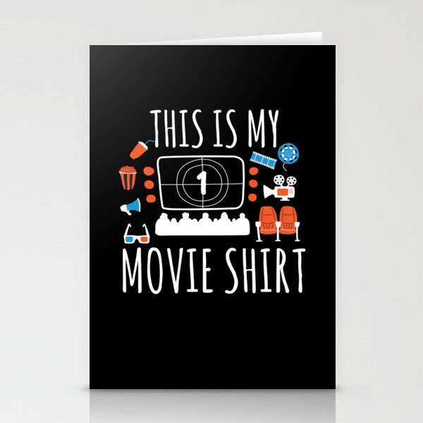 This Is My Movie Shirt Film Kino Stationery Cards