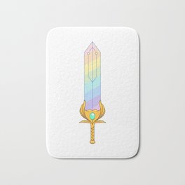 She-Ra Sword of Protection Bath Mat | Lgbt, Gay, Gaysword, Princessesofpower, Swordofprotection, Lgbtq, Lesbian, Digital, Pride, Graphicdesign 