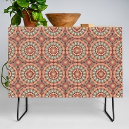Vintage seamless pattern. Colorful ethnic ornament. Arabesque style Credenza