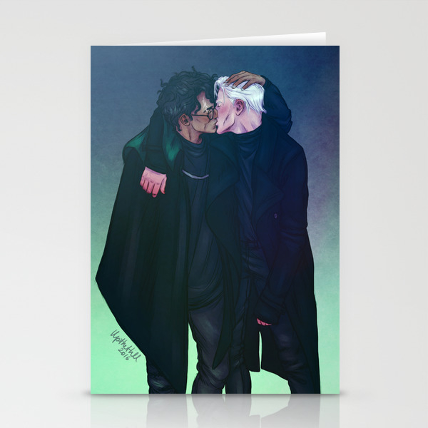 Dark Drarry Kiss Stationery Cards By Upthehill Society6 A drarry cmv to celebrate this christmas! dark drarry kiss stationery cards by upthehill