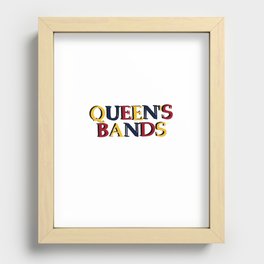 Tricolour Queen's Bands Recessed Framed Print