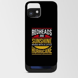 Redhead Sunshine Mc1r Red Hair iPhone Card Case