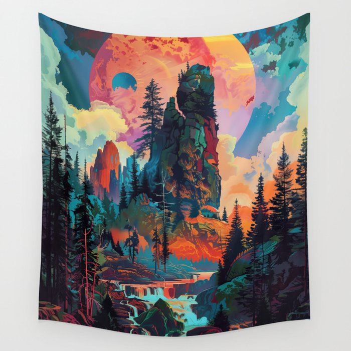 Mountain Dreams Wall Tapestry