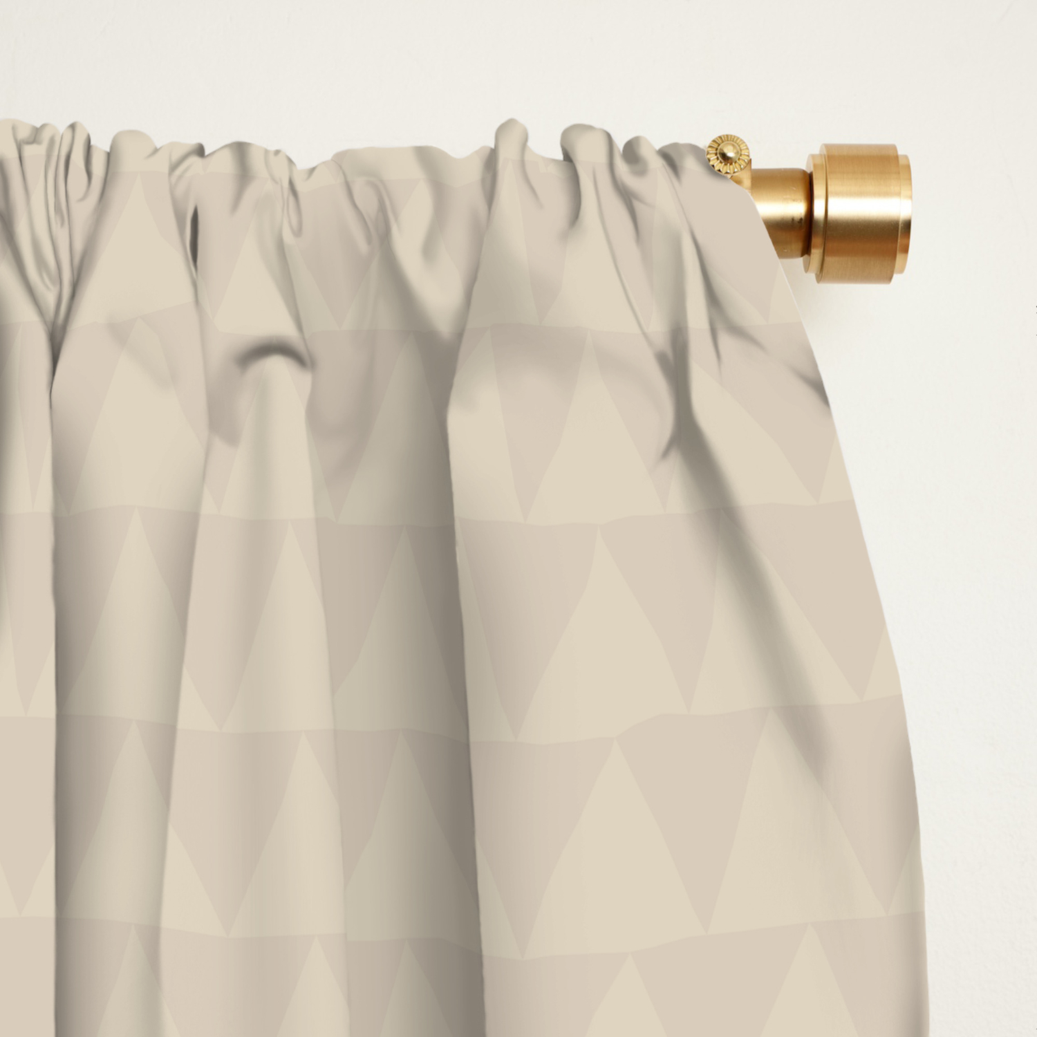 Four Elements Tweed Primary Colors Blackout Curtain By Ia Po