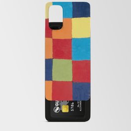 Bauhaus Paul Klee color chart painting Mid century Modern Geometric Cubism Abstract Android Card Case