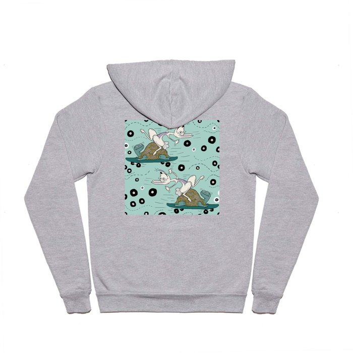 tortoise and the hare skater style Hoody