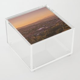 Mexico Photography - Small Sunset Over A Mexican City Acrylic Box