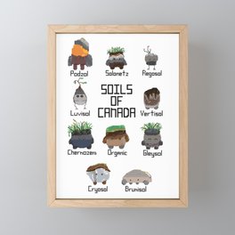 Soils of Canada Framed Mini Art Print