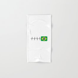 Heartbeat Brazil Hand & Bath Towel