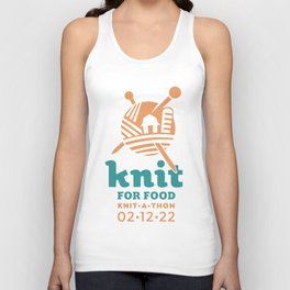 Knit for Food  Unisex Tank Top