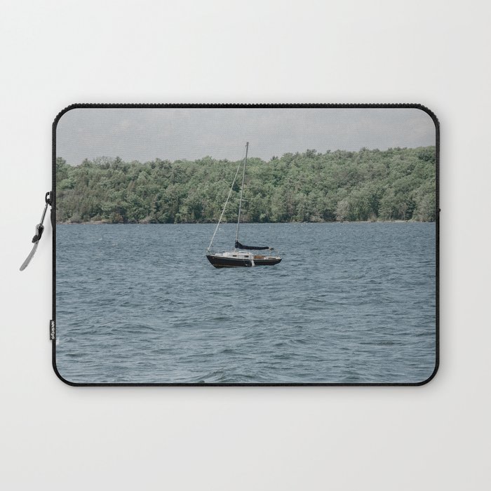 boat on Lake Champlain Laptop Sleeve