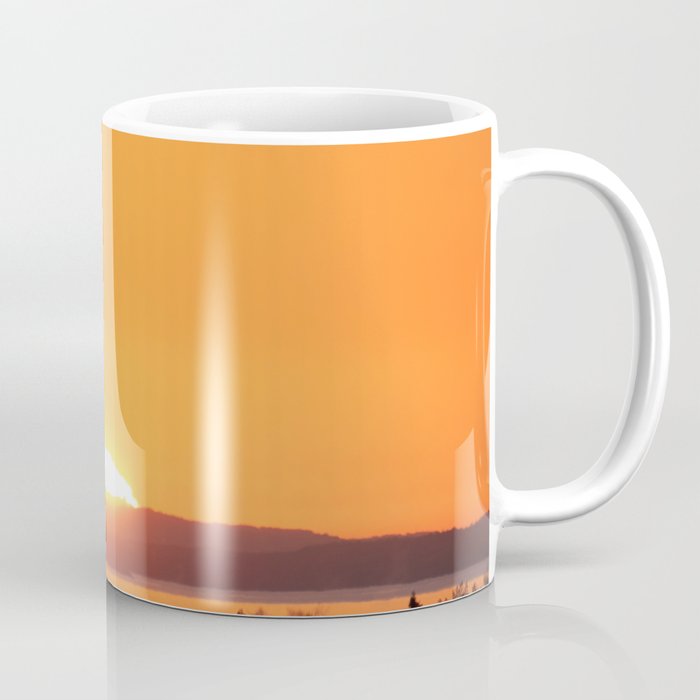 Sunset over Castle Coffee Mug