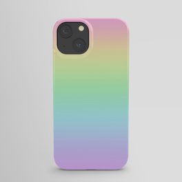 Pastel Rainbow Gradient iPhone Case