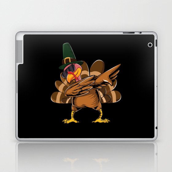 Dab Dabbing Turkey Fall Autumn Thanksgiving Laptop & iPad Skin
