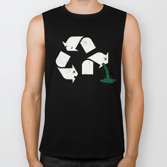 Green Sickness Biker Tank