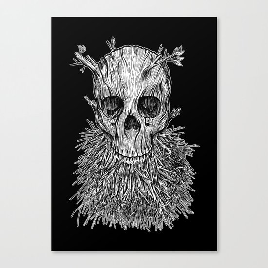 Lumbermancer B/W Canvas Print